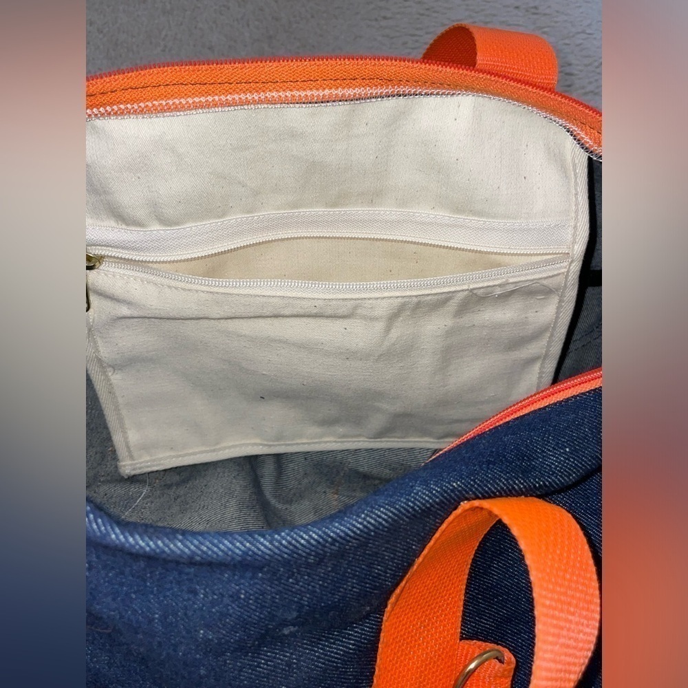“1982”Blue Jean vintage NWOT Duffel Duffle Bag Men Gym Bag Sports Duffle‌‌‌ - Picture 12 of 15